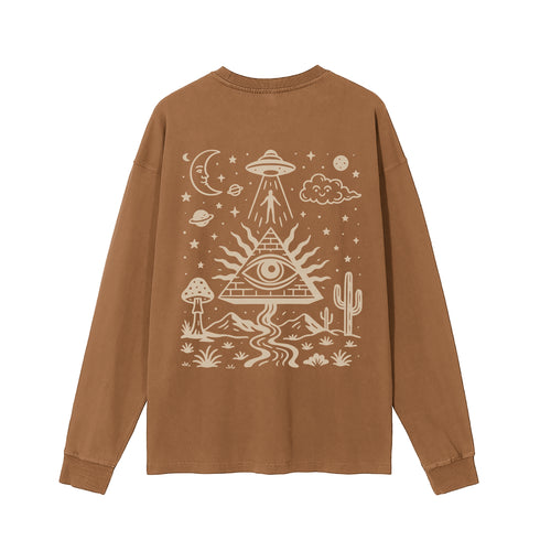 Mystic Signal - Vintage Washed Long Sleeve T-Shirt