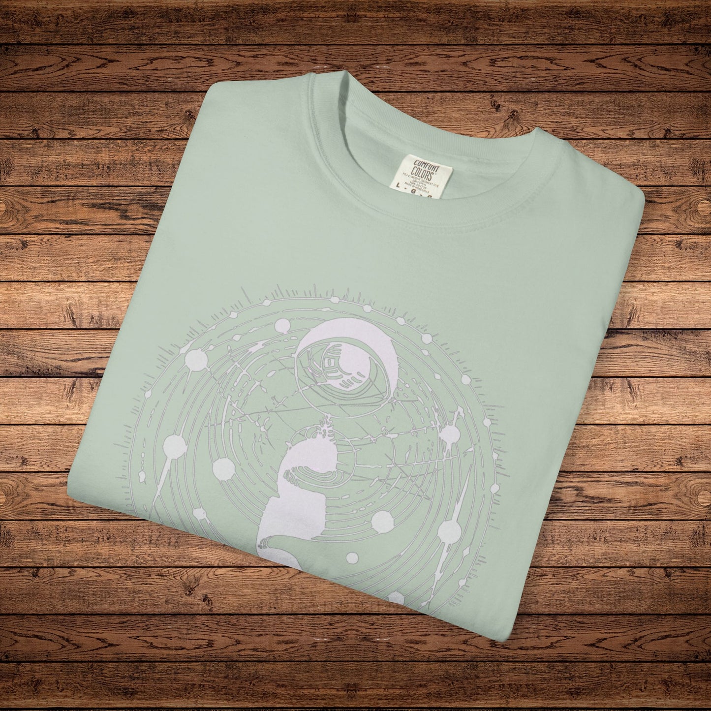 Cosmic Connection - Unisex Garment-Dyed T-shirt