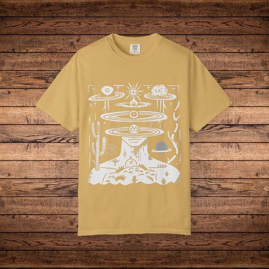 Spaced Out - Unisex Garment-Dyed T-shirt