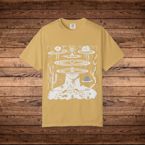 Spaced Out - Unisex Garment-Dyed T-shirt