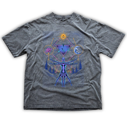 Interconnected - Fluffy Vintage Heavyweight T-Shirt