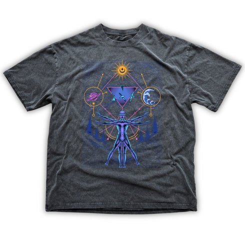 Interconnected - Fluffy Vintage Heavyweight T-Shirt