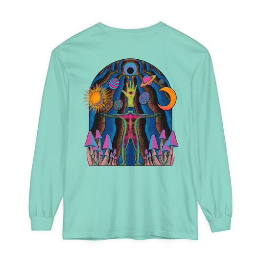 Self Actualized - Unisex Garment-dyed Long Sleeve T-Shirt