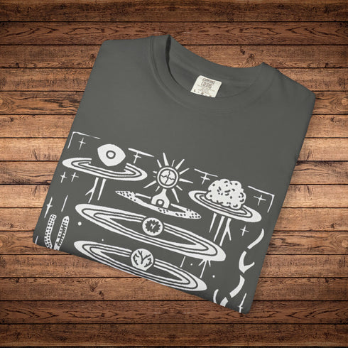 Spaced Out - Unisex Garment-Dyed T-shirt