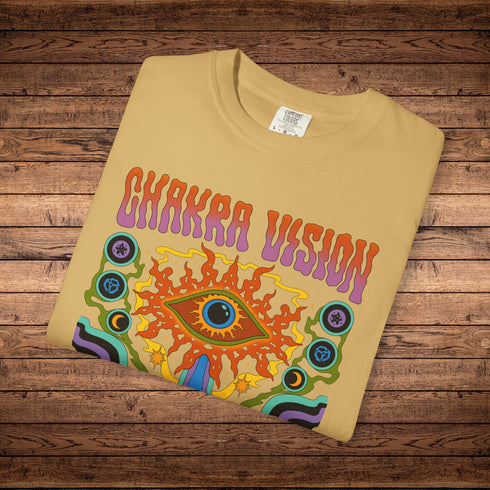 Chakra Vision - Unisex Garment-Dyed T-shirt