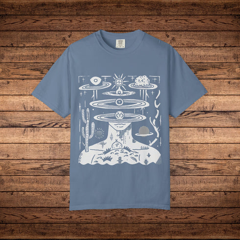 Spaced Out - Unisex Garment-Dyed T-shirt