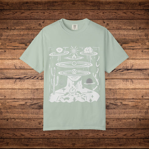 Spaced Out - Unisex Garment-Dyed T-shirt