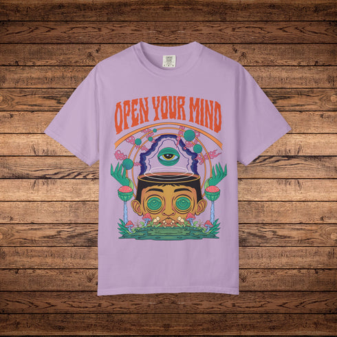 Open Your Mind 2.0 - Unisex Garment-Dyed T-shirt
