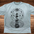 Cosmic Connection - Ultra-Heavyweight Vintage Washed Oversized T-Shirt - 300 GSM
