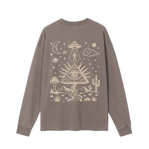 Mystic Signal - Vintage Washed Long Sleeve T-Shirt