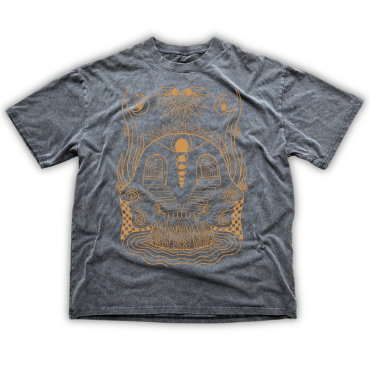 Enigma - Fluffy Vintage Washed Relaxed fit T-Shirt (NEW)