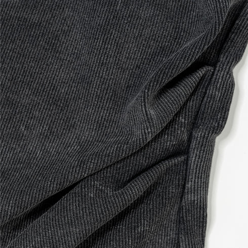 Cosmic Siren - Vintaged-Wash Bodycon Cotton T-Shirt