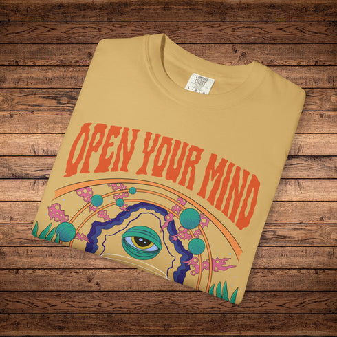 Open Your Mind 2.0 - Unisex Garment-Dyed T-shirt