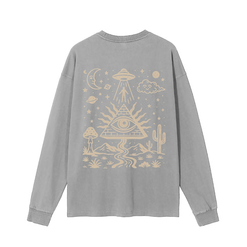 Mystic Signal - Vintage Washed Long Sleeve T-Shirt