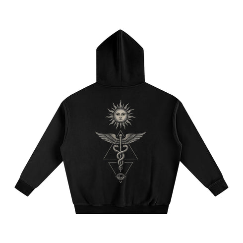 Inner Alchemy - Oversize Fleeced Hoodie premium oversize fleeced hoodie by Phantasmagorical with ultra soft 350 gsm fleece