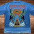 Chakra Vision - Ultra-Heavyweight Vintage Washed Oversized T-Shirt - 300 GSM (Back design)