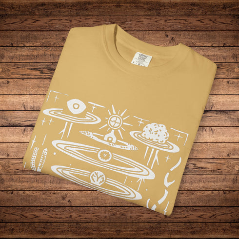 Spaced Out - Unisex Garment-Dyed T-shirt