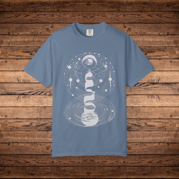 Cosmic Connection - Unisex Garment-Dyed T-shirt
