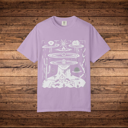 Spaced Out - Unisex Garment-Dyed T-shirt