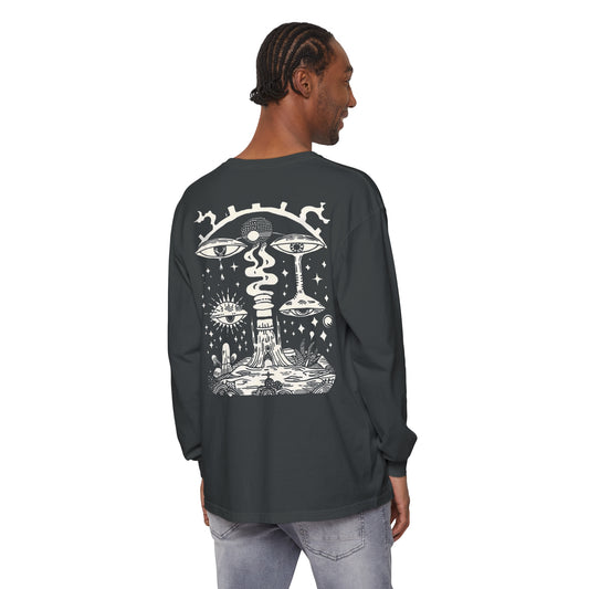 Paradoxical Perspective - Unisex Garment-dyed Long Sleeve T-Shirt