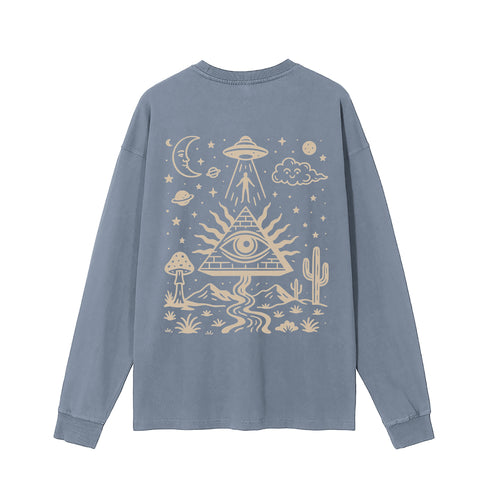 Mystic Signal - Vintage Washed Long Sleeve T-Shirt