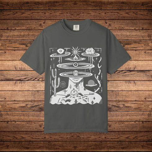 Spaced Out - Unisex Garment-Dyed T-shirt