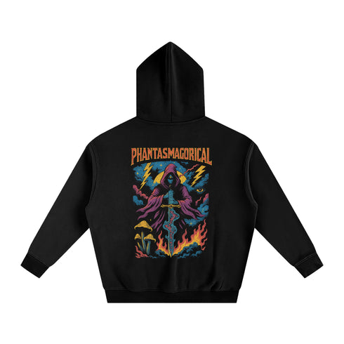 Spectral Knight - Oversize Fleeced Hoodie premium oversize fleeced hoodie by Phantasmagorical with ultra soft 350 gsm fleece