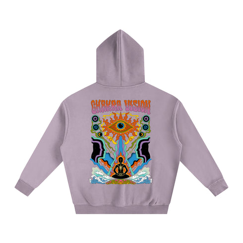 Chakra Vision - Oversize Fleeced Hoodie premium oversize fleeced hoodie by Phantasmagorical with ultra soft 350 gsm fleece