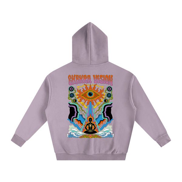 Chakra Vision - Oversize Fleeced Hoodie premium oversize fleeced hoodie by Phantasmagorical with ultra soft 350 gsm fleece