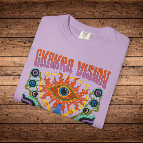 Chakra Vision - Unisex Garment-Dyed T-shirt