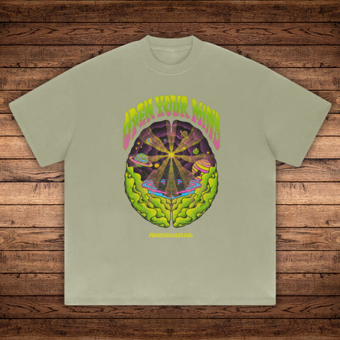 Open Your Mind - Absurdly Heavyweight Relaxed Fit T-shirt (425 GSM)