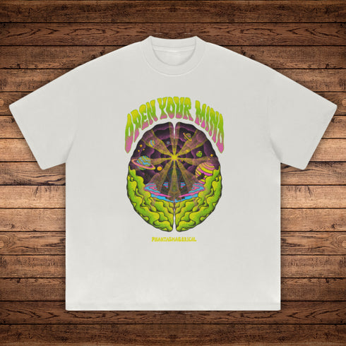 Open Your Mind - Absurdly Heavyweight Relaxed Fit T-shirt (425 GSM)