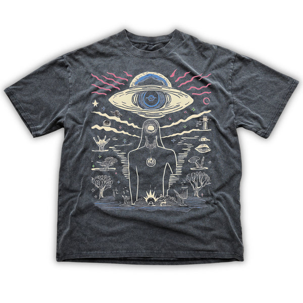 Extraterrestrial - Fluffy Vintage Heavyweight T-Shirt