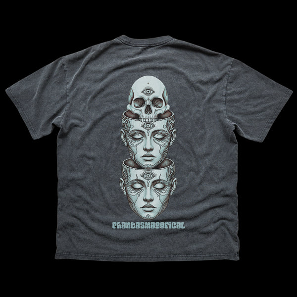 Metamorphosis (Back design) - Fluffy Vintage Washed T-Shirt - 250 GSM (NEW)
