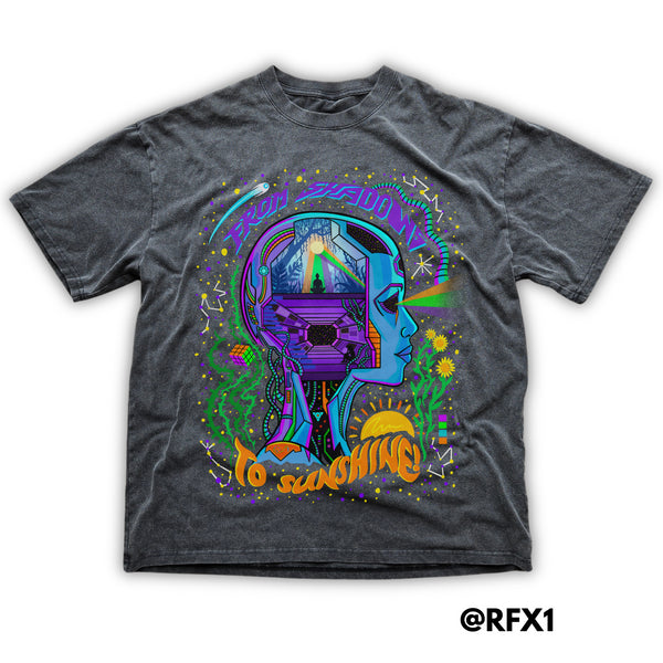 Shadows to Sunshine - Fluffy Vintage Heavyweight T-Shirt