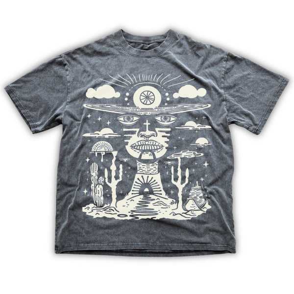 Deserted Visions - Fluffy Vintage Heavyweight T-Shirt