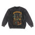 Arcane Inferno - Snow Washed Frayed Edge Sweatshirt