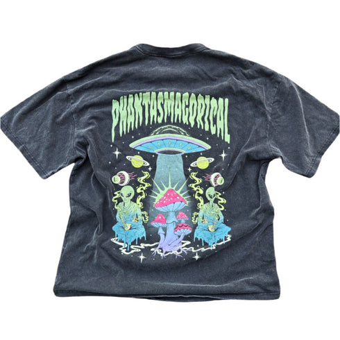 Space Trip - Fluffy Vintage Heavyweight T-Shirt