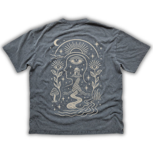 Journey Within - Fluffy Vintage Washed T-Shirt - 250 GSM (NEW)