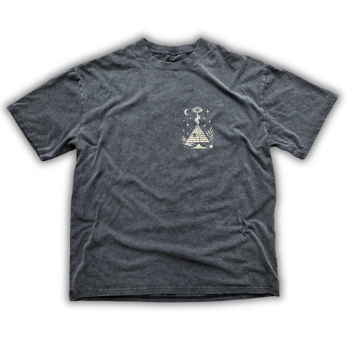 Future Pyramids - Fluffy Vintage Washed T-Shirt - 250 GSM (NEW)