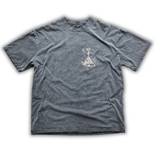 Future Pyramids - Fluffy Vintage Washed T-Shirt - 250 GSM (NEW)