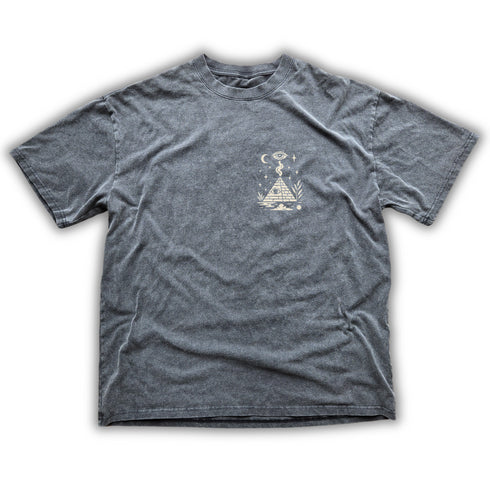 Future Pyramids - Fluffy Vintage Washed T-Shirt - 250 GSM (NEW)