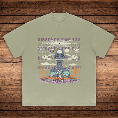 Dissolve The Ego - Absurdly Heavyweight Relaxed Fit T-shirt (425 GSM) - Phantasmagorical