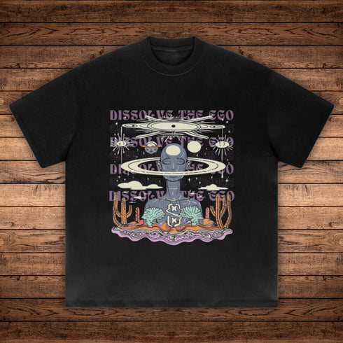 Dissolve The Ego - Absurdly Heavyweight Relaxed Fit T-shirt (425 GSM) - Phantasmagorical