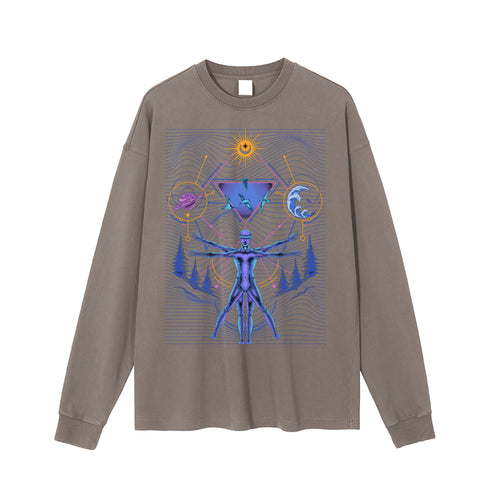 Interconnected - Vintage Washed Long Sleeve T-Shirt