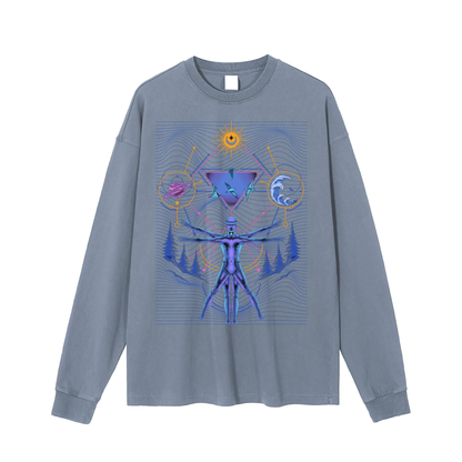 Interconnected - Vintage Washed Long Sleeve T-Shirt