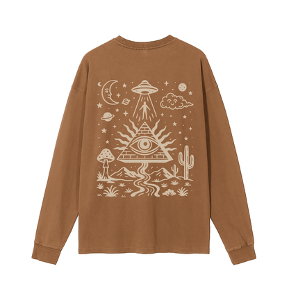 Mystic Signal - Vintage Washed Long Sleeve T-Shirt