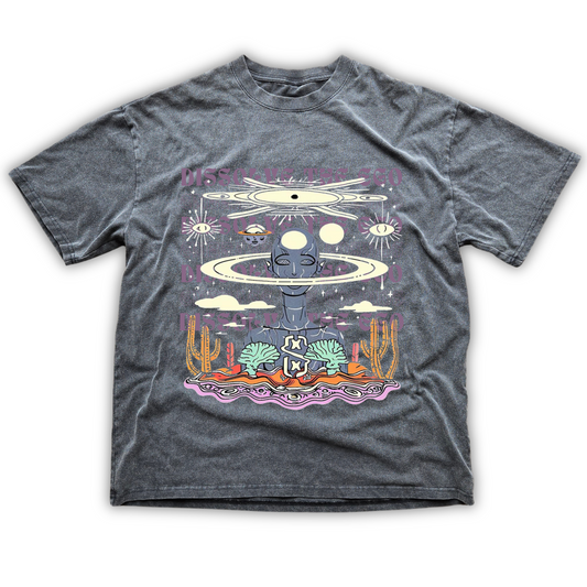 Dissolve The Ego - Fluffy Vintage Heavyweight T-Shirt