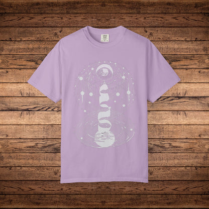 Cosmic Connection - Unisex Garment-Dyed T-shirt