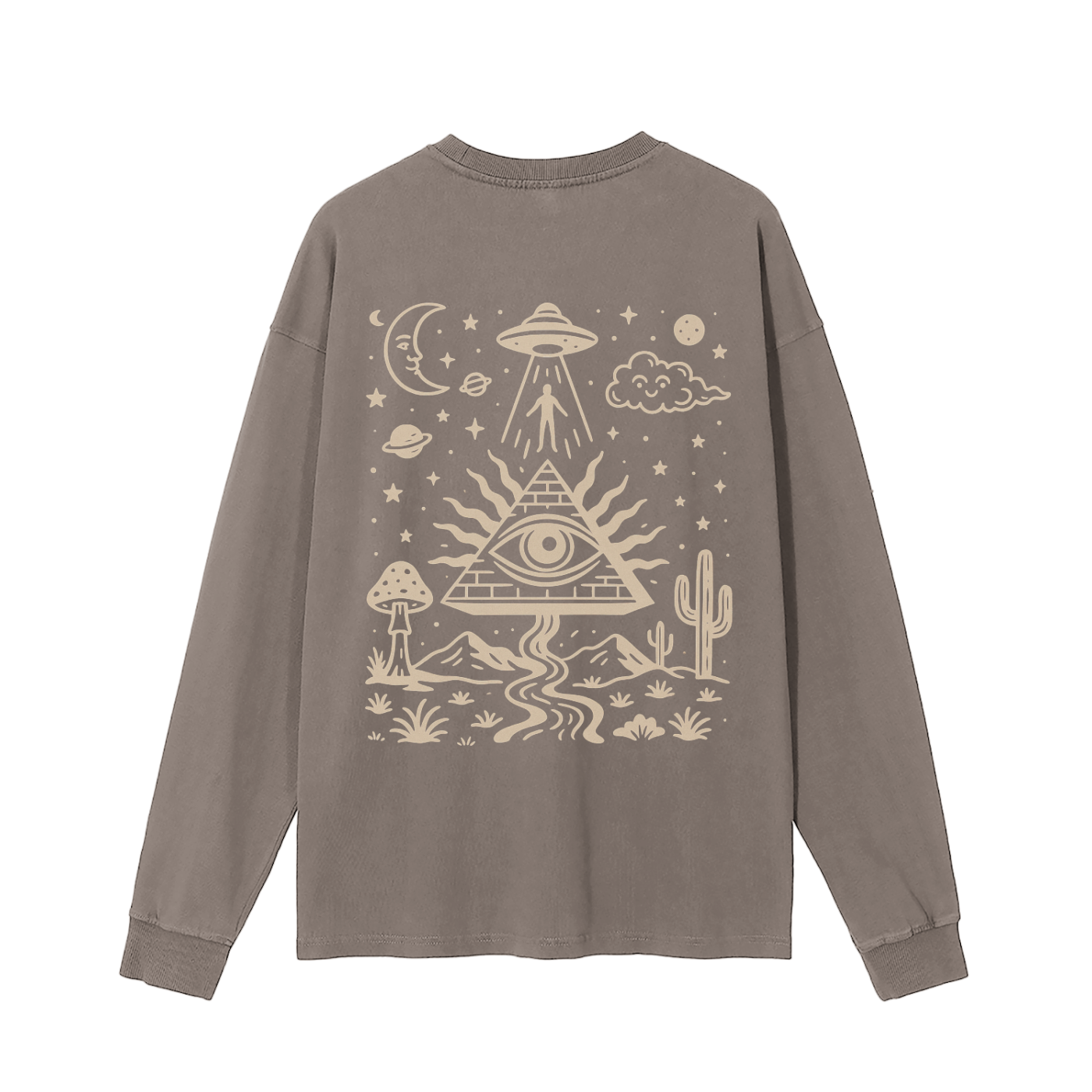 Mystic Signal - Vintage Washed Long Sleeve T-Shirt